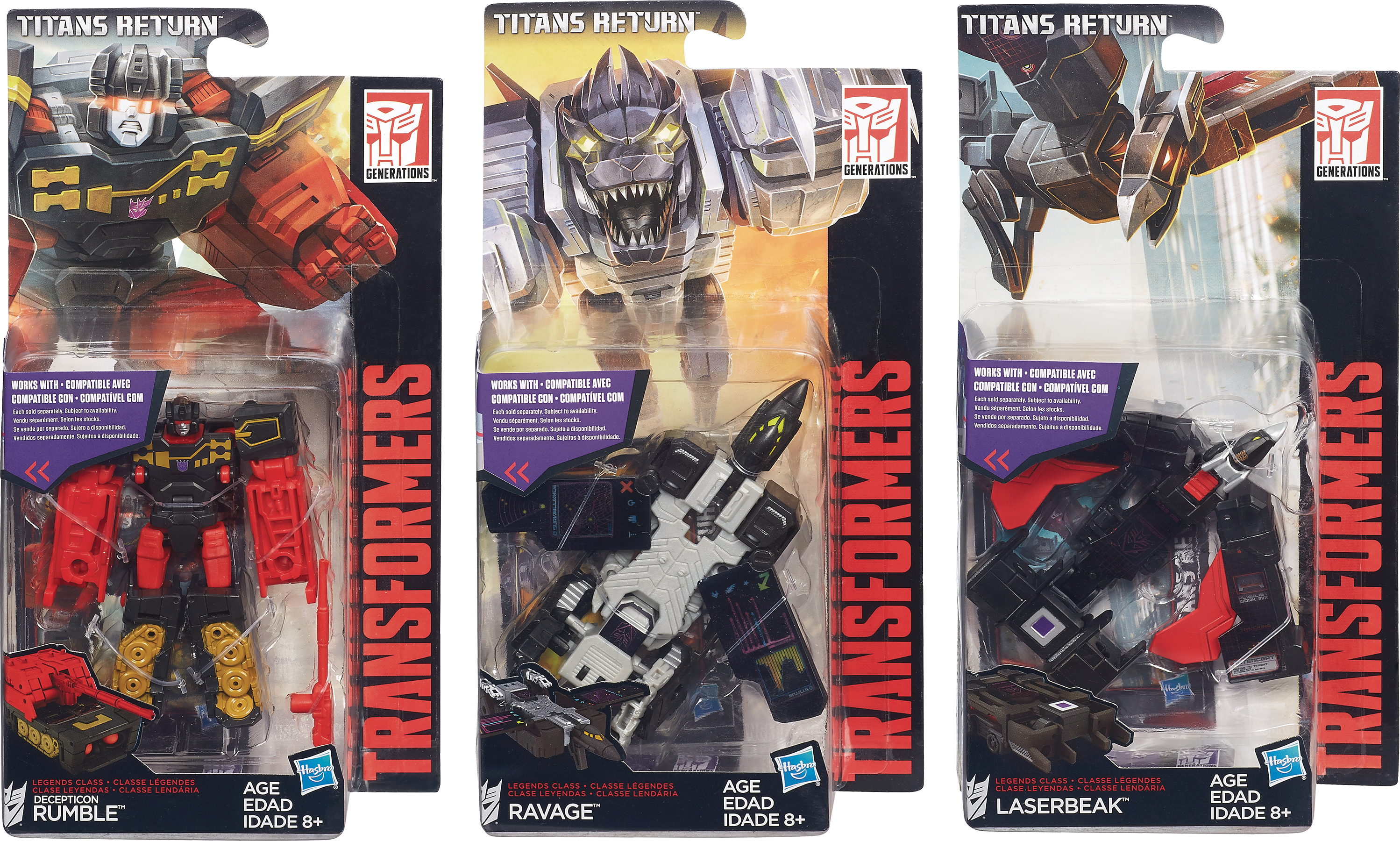 JUL168667 TRANSFORMERS TITANS RETURN LEGENDS AF ASST 201603