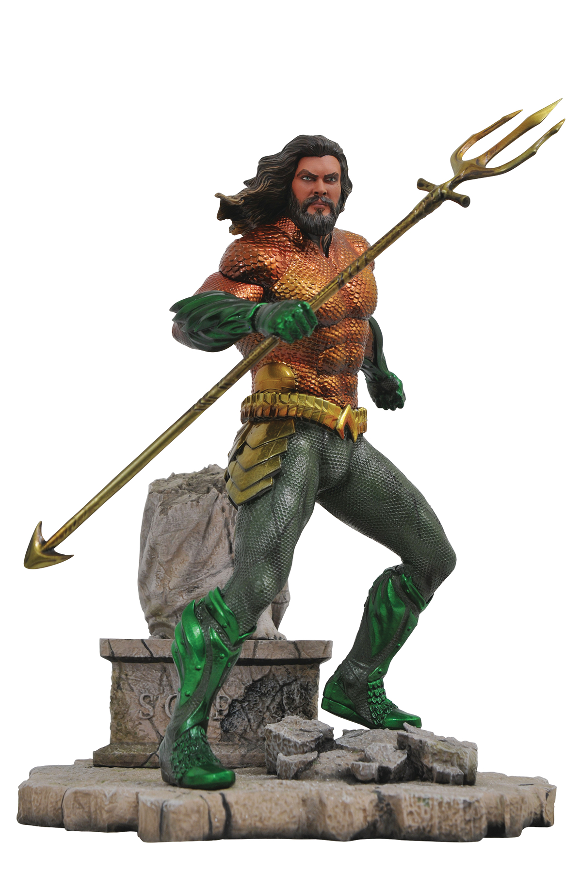 DC Gallery Statue PVC Diorama Figure Aquaman - Black Manta