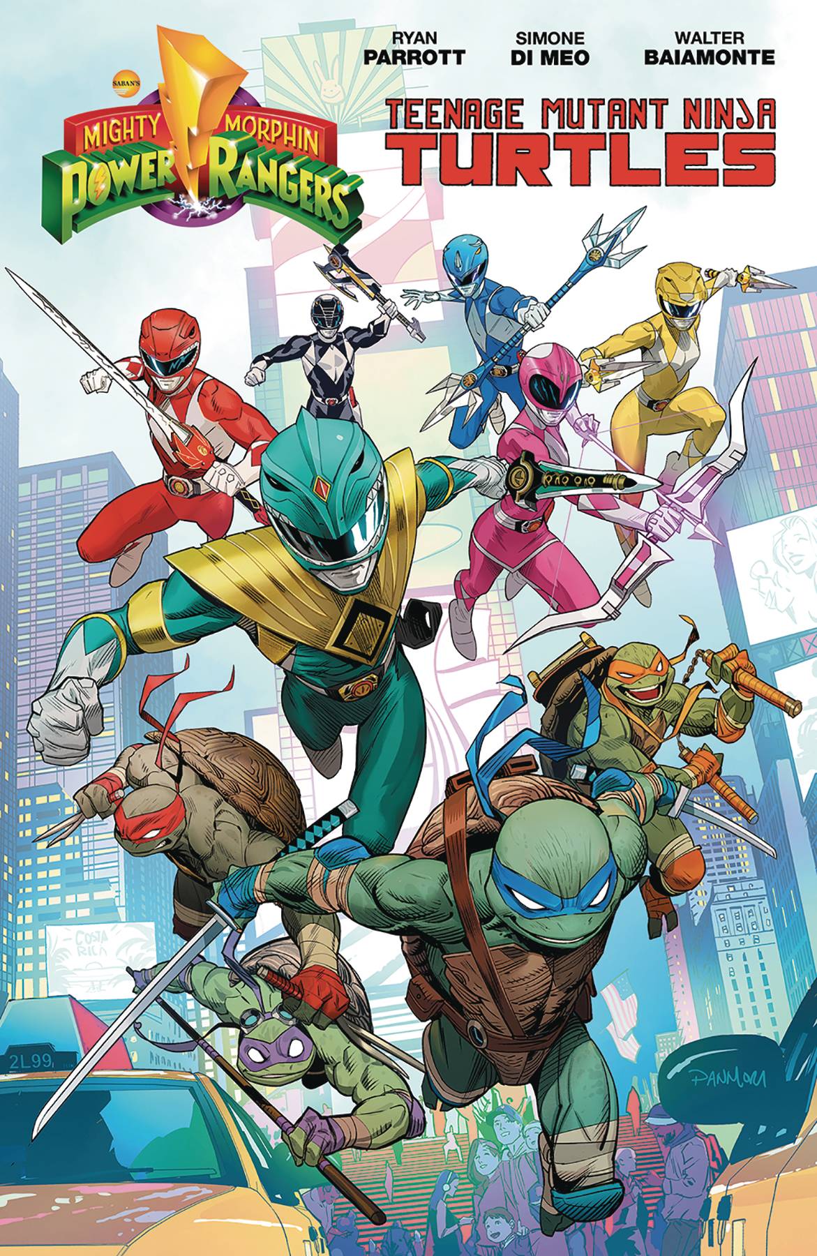 POWER RANGERS TEENAGE MUTANT NINJA TURTLES TP VOL 01