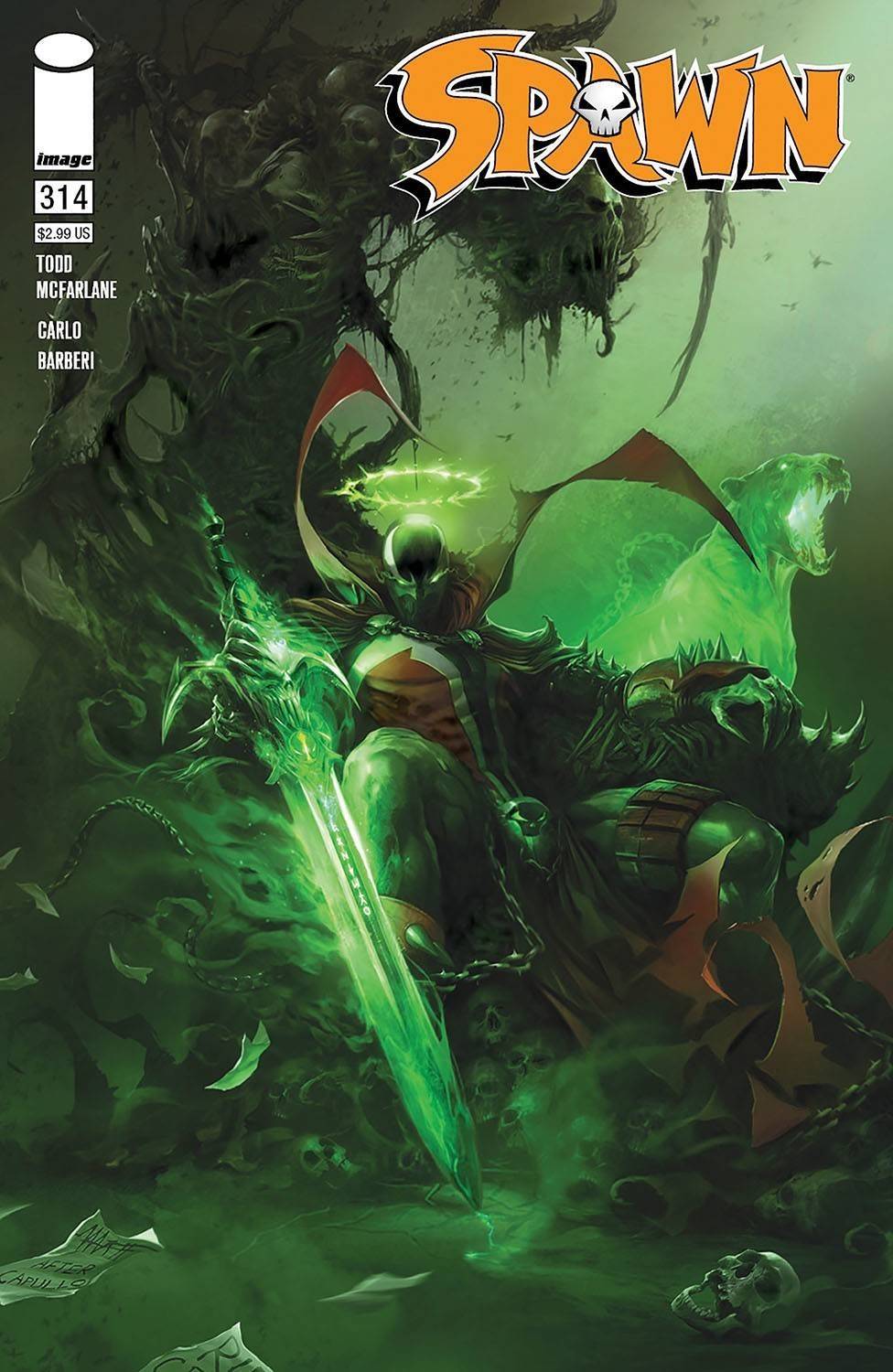 SPAWN #314 CVR A MATTINA