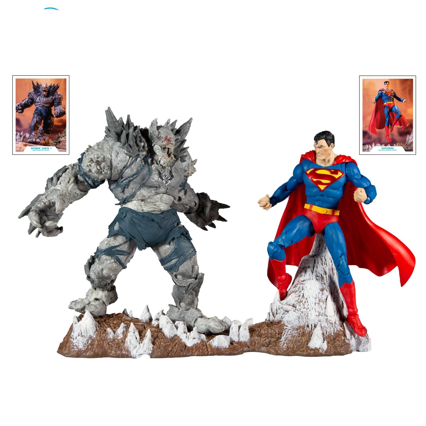 DC COLLECTOR SUPERMAN V DEVASTATOR 7IN SCALE AF 2PK CS