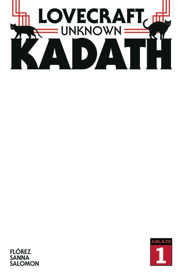 LOVECRAFT UNKNOWN KADATH #1 CVR E BLANK GLOW IN DARK (MR)