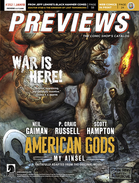 Front Cover -- Dark Horse Comics' American Gods