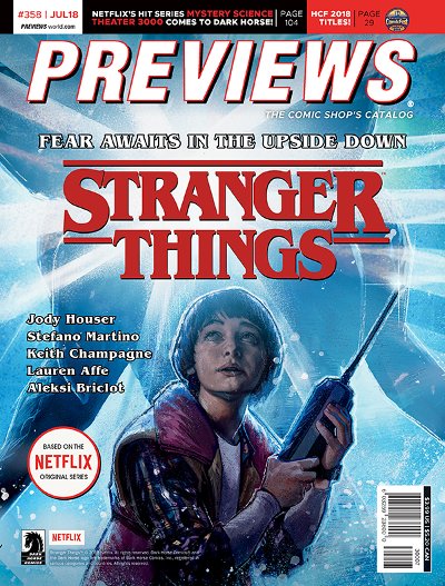 Back Cover -- Dark Horse Comics' Stranger Things #1