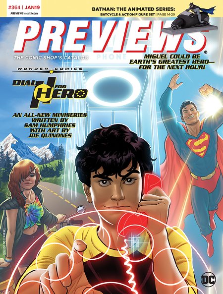 Front Cover -- DC Entertainment's Dial H for Hero