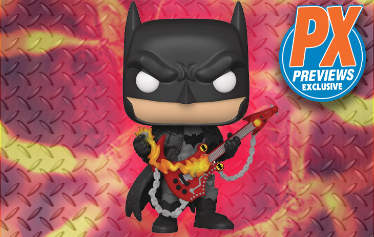 The PREVIEWS Exclusive DC Death Metal Batman Pop! is Ready to Rock - Comic  Shop Locator